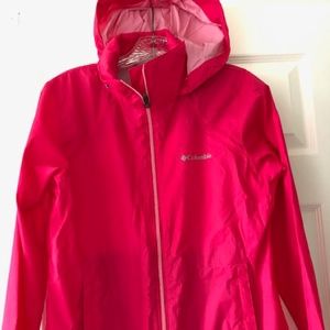 Columbia Hot Pink Windbreaker